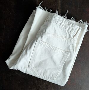 Zara Cream Denim Pants